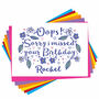 Belated Floral Birthday Card, thumbnail 4 of 5