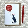 Lurcher Christmas Card, thumbnail 2 of 4