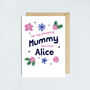 Personalised Female Relation Card Auntie, Nana, Mum Etc, thumbnail 2 of 3