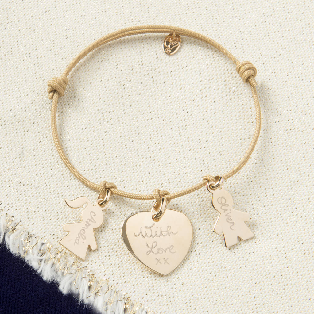 Personalised Family Bracelet By Merci Maman | notonthehighstreet.com