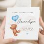 Personalised Father's Day Card Grandpa From Grandkids, thumbnail 1 of 7