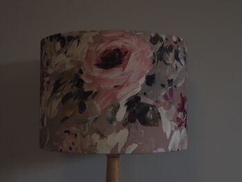 Pink Rose And White Floral Lampshade, 5 of 5