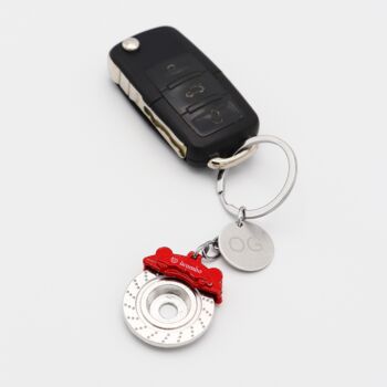 Personalised Brembo Brake Calliper Keyring, 5 of 7