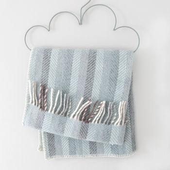 Pure New Wool Stripe Pram Blankets, 5 of 10