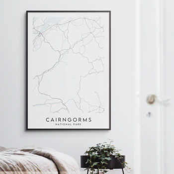 Cairngorms National Park Map Print, 2 of 3