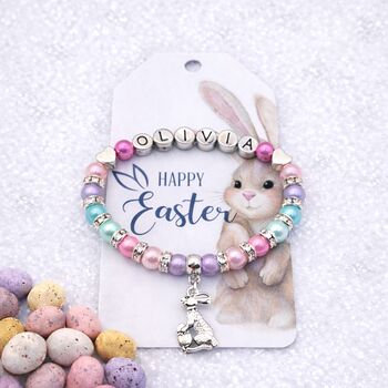 Personalised Easter Bunny Bracelet, 4 of 12