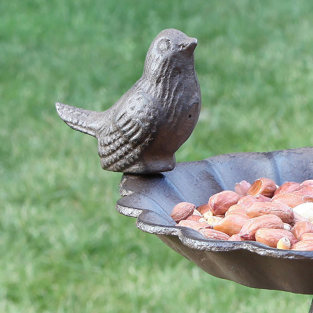 luxury personalised cast iron bird bath gift by dibor