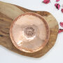 Personalised Copper Bowl, Medium. Handmade 9th Anniversary Gift, thumbnail 4 of 9