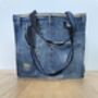 Denim Tote Bag Upcycled From Jean Waste, thumbnail 2 of 2