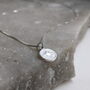 White Pole Star Charm Necklace, thumbnail 1 of 6