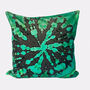 Tie Dye Velvet Cushion Jade, thumbnail 1 of 3