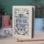 Personalised Papercut Valentine's Card, thumbnail 7 of 7