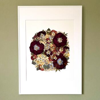 Preservation Of Your Wedding Flowers Into A Large Frame, 4 of 9