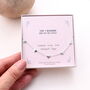 'Top Reasons Why' Five Hearts Bracelet, thumbnail 1 of 3