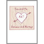 Personalised Cupid Heart Wedding Or Anniversary Card, thumbnail 6 of 12