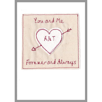 Personalised Cupid Heart Wedding Or Anniversary Card, 6 of 12