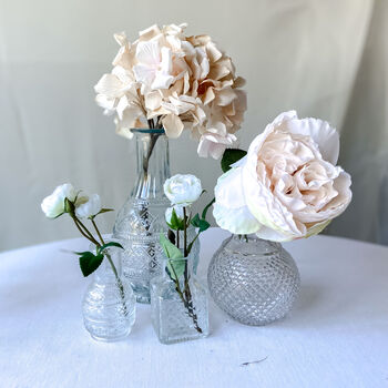 Pressed Glass Decanters Vases, 10 of 12