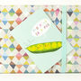 Mini Twin Peas Card, thumbnail 3 of 5