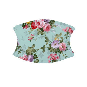 Floral Print Adult Face Mask With Filters, 2 of 2