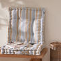 Extra Large Oxford Striped Indoor Cushion, thumbnail 3 of 6