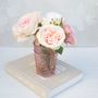 Bouquet Of Roses In Pink Vase, thumbnail 1 of 4