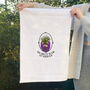 Personalised September Birth Flower Tea Towel, thumbnail 5 of 9