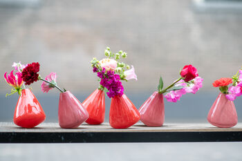 Tumbling Glass Vase Plum, 6 of 7
