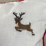 Christmas Themed Embroidered Cushion, thumbnail 8 of 8