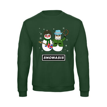 Funny Oasis Christmas Jumper, 4 of 7