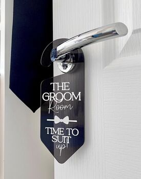 Groom Suite Door Hanger, 2 of 3