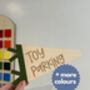 Wooden Playroom Toy Parking Pennant Sign Children’s Bedroom/ Playroom Decor, thumbnail 1 of 2