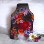 Personalised Wedding Bouquet Velvet Hot Water Bottle, thumbnail 4 of 4