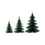 Green Paper Christmas Tree Decorations, thumbnail 2 of 4