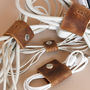 Leather Cable Organisers Set Of Four, thumbnail 2 of 12
