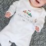 Personalised My First Christmas Bodysuit Christmas Town, thumbnail 1 of 2
