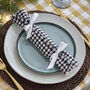 Gingham Check Scallop Edge Tablecloth, thumbnail 6 of 7
