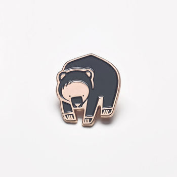 Winter Bear Enamel Pin Badge, 3 of 4