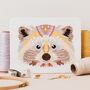 Mandala Raccoon Counted Cross Stitch Kit, thumbnail 1 of 9