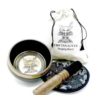 Artisan Tibetan Singing Bowl Gift Set, 6 of 9