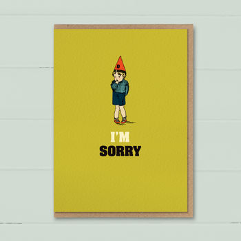 Sorry Card ‘I’m Sorry’, 2 of 3