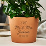 Personalised Wedding Gift Plant Pot, thumbnail 2 of 4