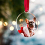 Puppy Dog's 1st Christmas Personalised Bauble, thumbnail 8 of 10
