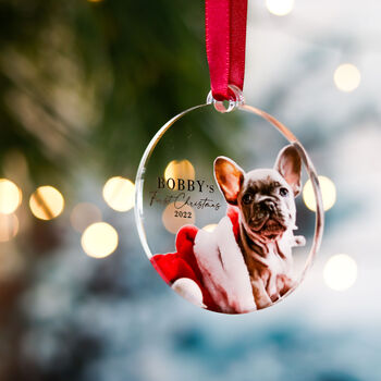Puppy Dog's 1st Christmas Personalised Bauble, 8 of 10