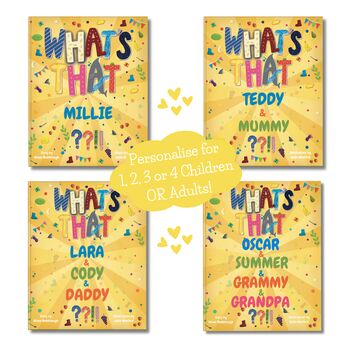 'What’s That??!!' Personalised Storybook – A Joyous Adventure For Multiple Siblings, 2 of 12