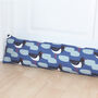 Oystercatcher Blue Draught Excluder, thumbnail 2 of 2