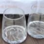 Wave Effect Crystal Tumblers, thumbnail 2 of 4