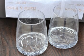 Wave Effect Crystal Tumblers, 2 of 4