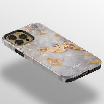 Golden Clouds Marble Tough Case For iPhone, 2 of 4