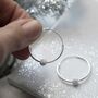 Sterling Silver Disco Ball Hoops, thumbnail 6 of 10