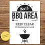 Personalised Metal BBQ Sign, For Indoor Or Outdoor Use, thumbnail 2 of 4